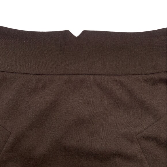Grace Elements womens ponte pencil skirt mocha brown size 4 - Picture 3 of 8